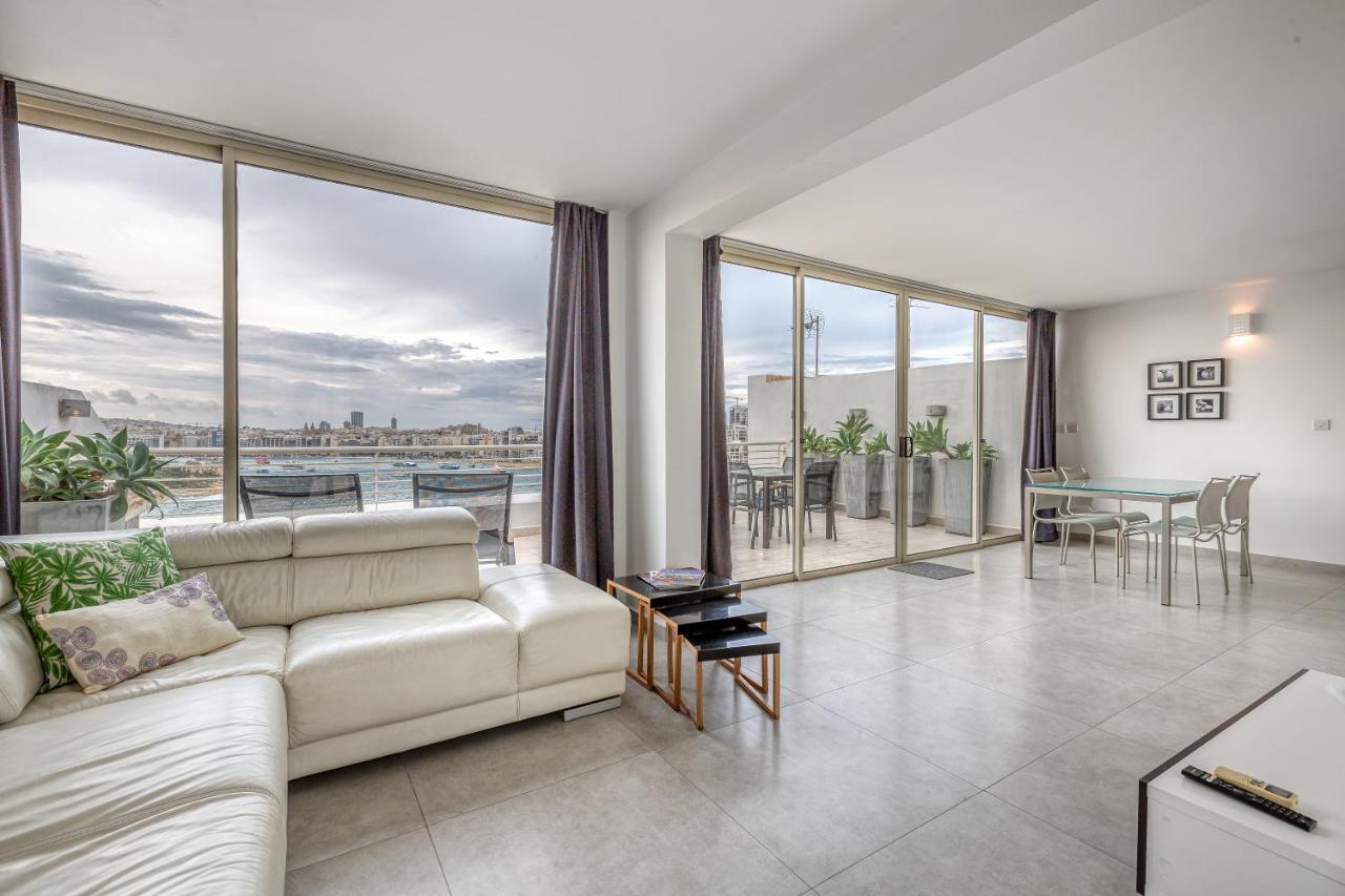49/3 Seafront Duplex Penthouse In Valletta Luaran gambar