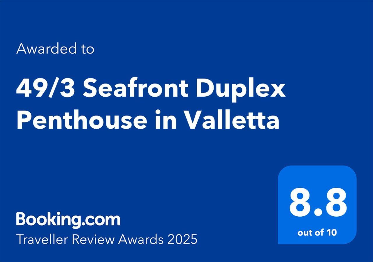 49/3 Seafront Duplex Penthouse In Valletta Luaran gambar